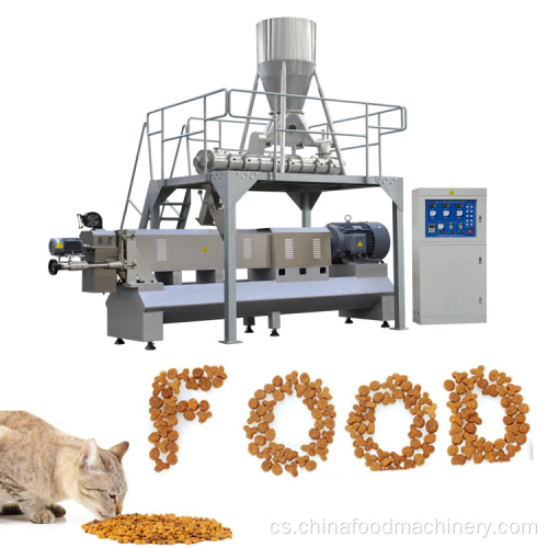 Extrudovaný Kibble Pet Dog Food Machine